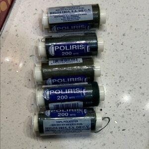 (5) Poliris Polyester Thread Set